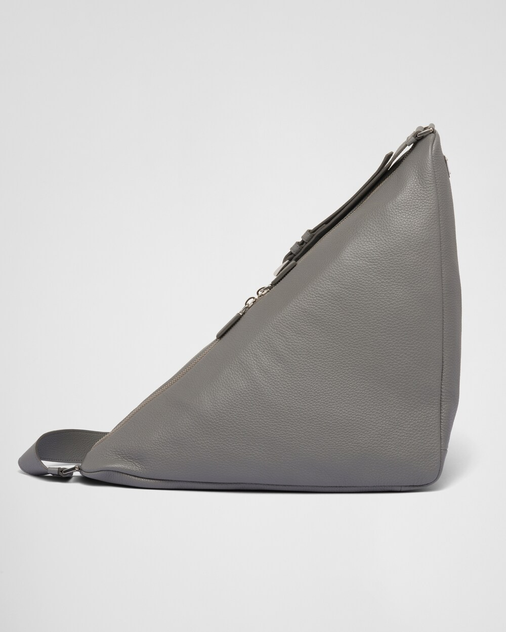 Large leather Prada Triangle bag